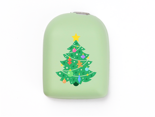 Omnipod Cover - Print - Festive Tree