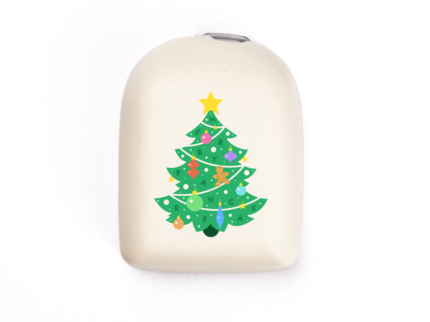 Omnipod Cover - Print - Festive Tree