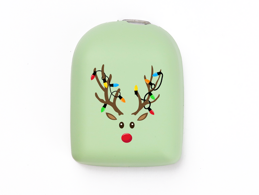 Omnipod Cover - Print - Rudolph